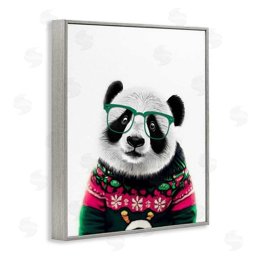 Annalisa Latella | Panda in Holiday Sweater