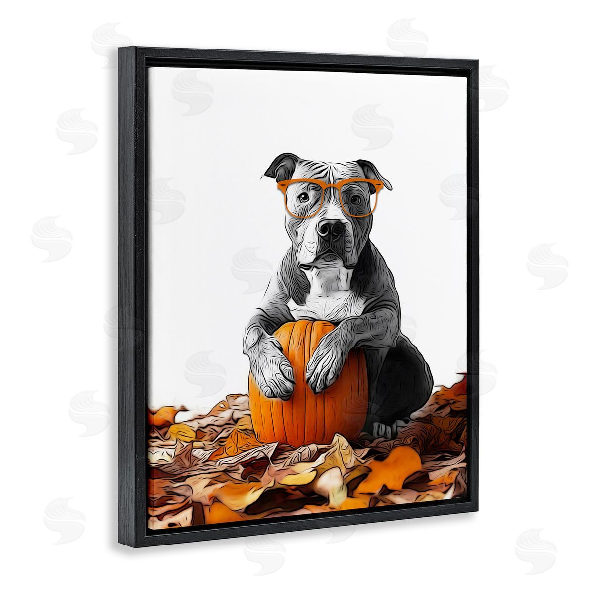 Annalisa Latella | Pit Bull Autumn Leaves
