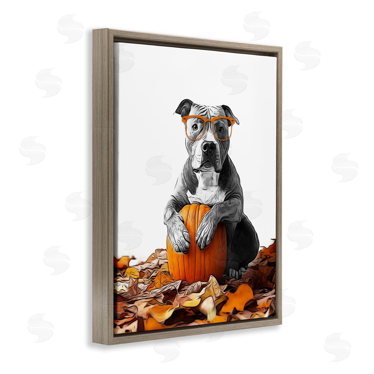 Annalisa Latella | Pit Bull Autumn Leaves