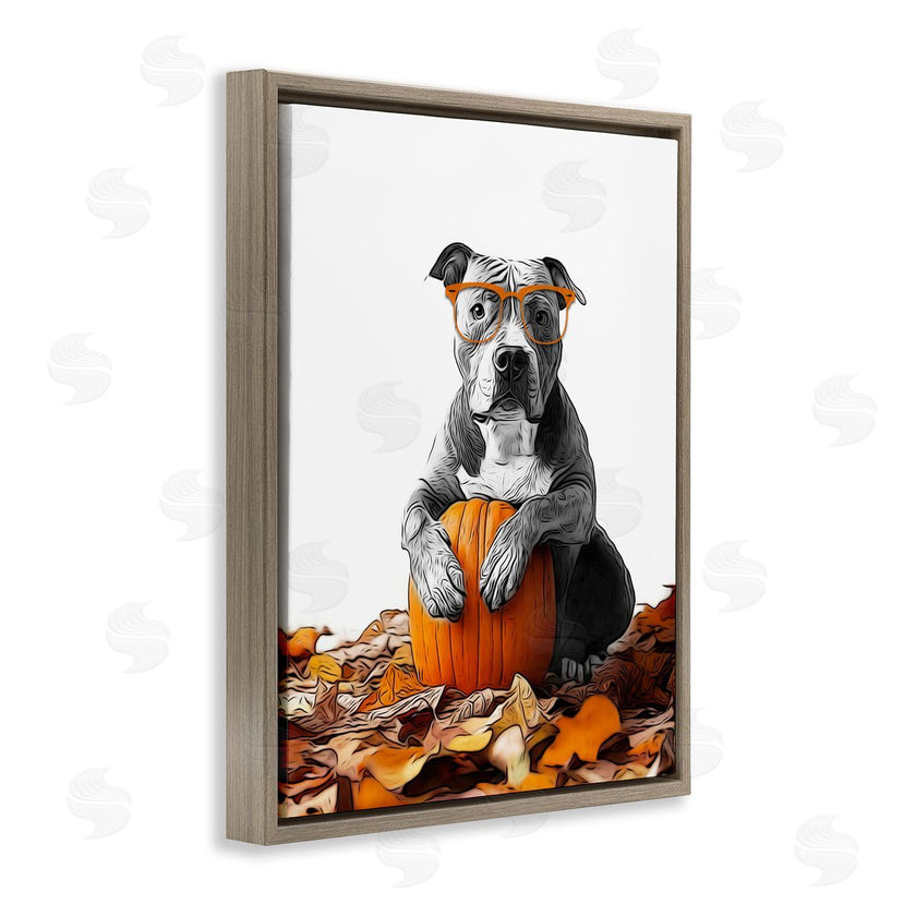 Annalisa Latella | Pit Bull Autumn Leaves