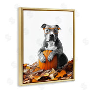 Annalisa Latella | Pit Bull Autumn Leaves