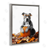 Annalisa Latella | Pit Bull Autumn Leaves
