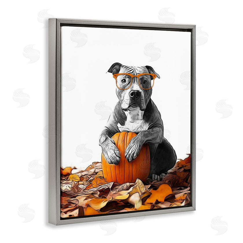 Annalisa Latella | Pit Bull Autumn Leaves