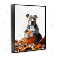 Annalisa Latella | Pit Bull Autumn Leaves
