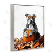 Annalisa Latella | Pit Bull Autumn Leaves