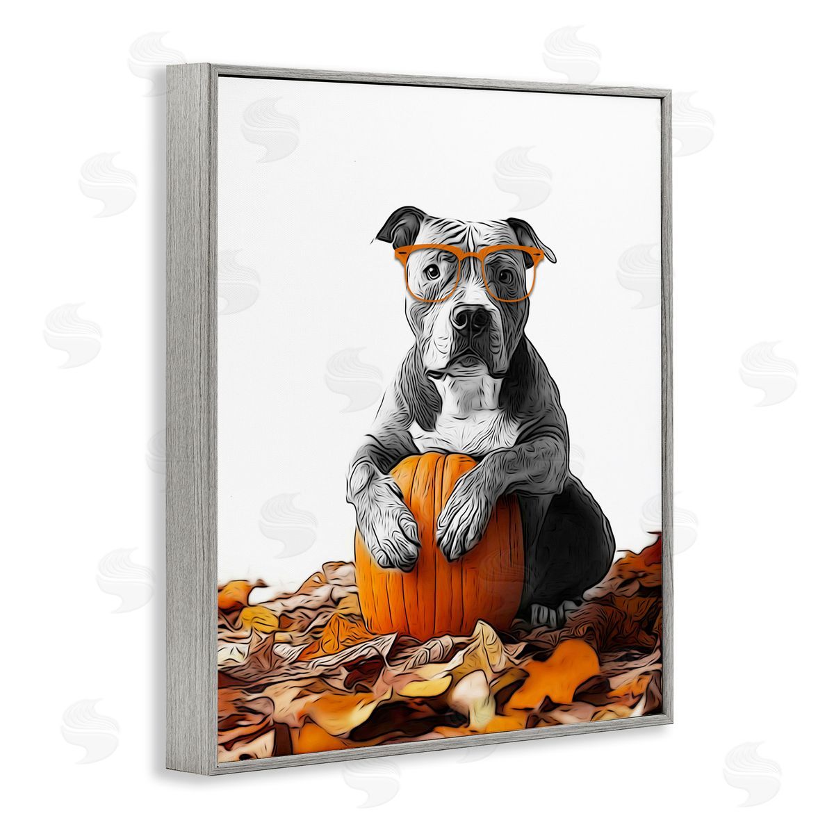 Annalisa Latella | Pit Bull Autumn Leaves