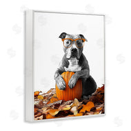 Annalisa Latella | Pit Bull Autumn Leaves
