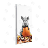 Annalisa Latella | Pig & Autumn Leaves