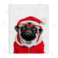 Annalisa Latella | Pug in Santa Hat