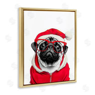 Annalisa Latella | Pug in Santa Hat