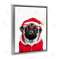 Annalisa Latella | Pug in Santa Hat