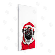 Annalisa Latella | Pug in Santa Hat