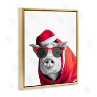 Annalisa Latella | Pig in Holiday Clothes