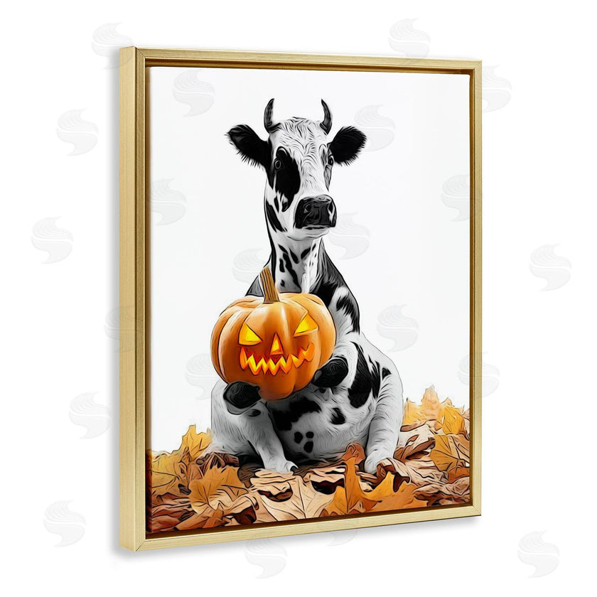 Annalisa Latella | Cow with Jack-o-Lantern