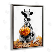 Annalisa Latella | Cow with Jack-o-Lantern