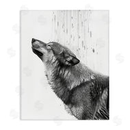 Annalisa Latella | Wolf in Bathroom Splash
