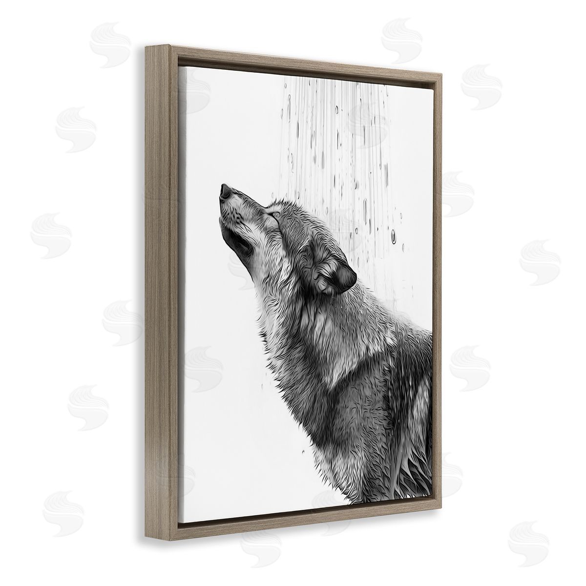 Annalisa Latella | Wolf in Bathroom Splash