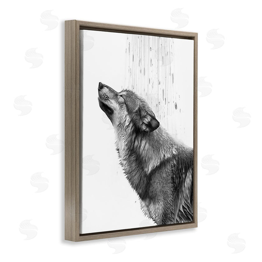 Annalisa Latella | Wolf in Bathroom Splash