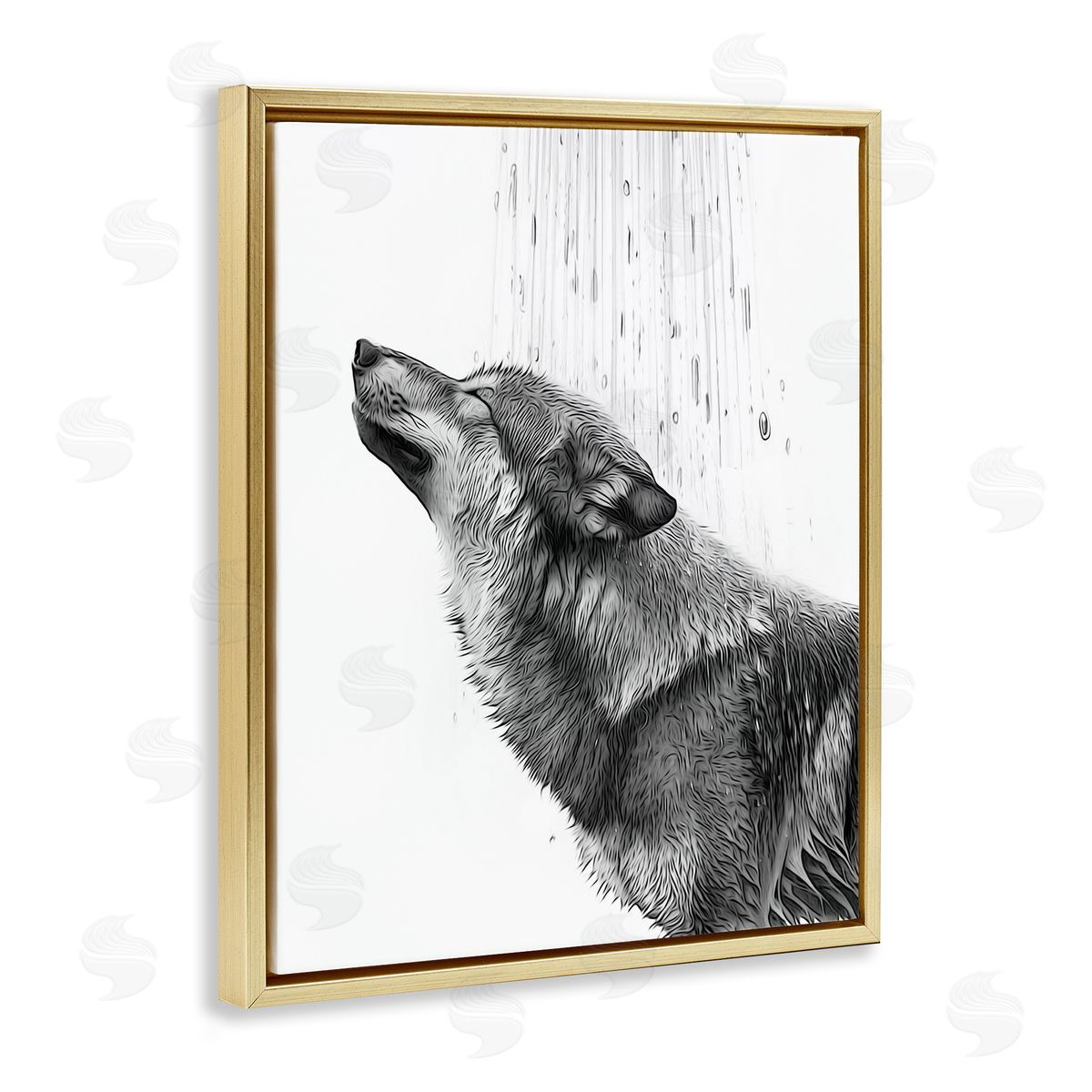 Annalisa Latella | Wolf in Bathroom Splash