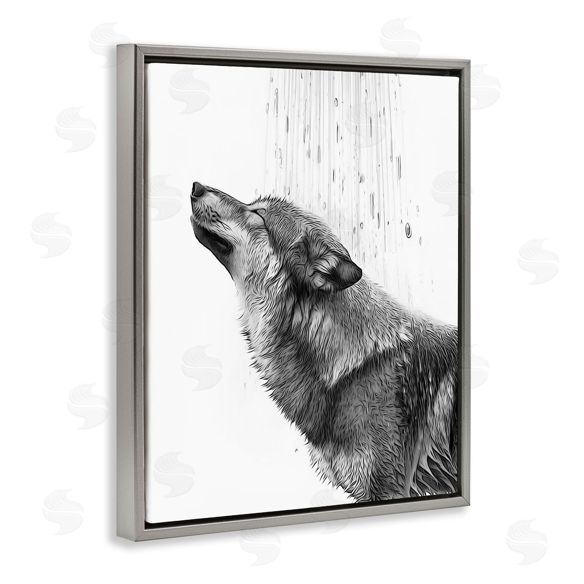 Annalisa Latella | Wolf in Bathroom Splash