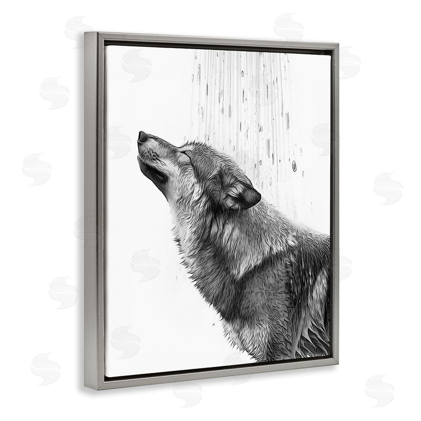 Annalisa Latella | Wolf in Bathroom Splash