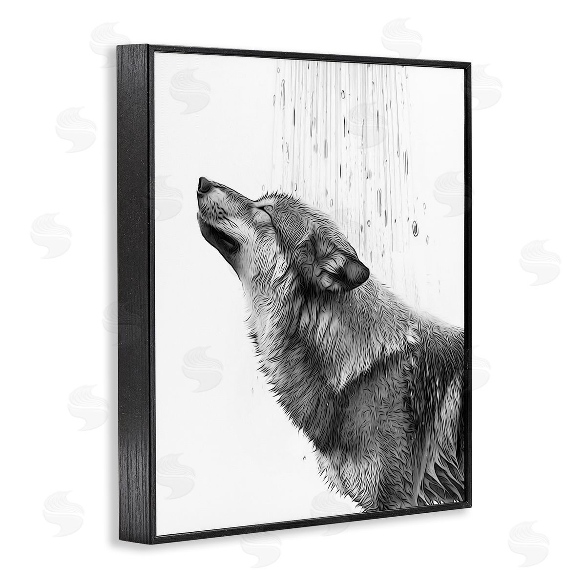 Annalisa Latella | Wolf in Bathroom Splash