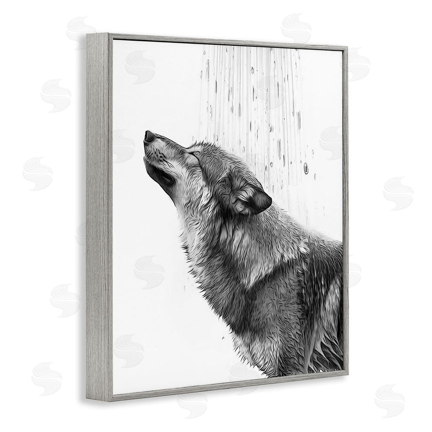 Annalisa Latella | Wolf in Bathroom Splash