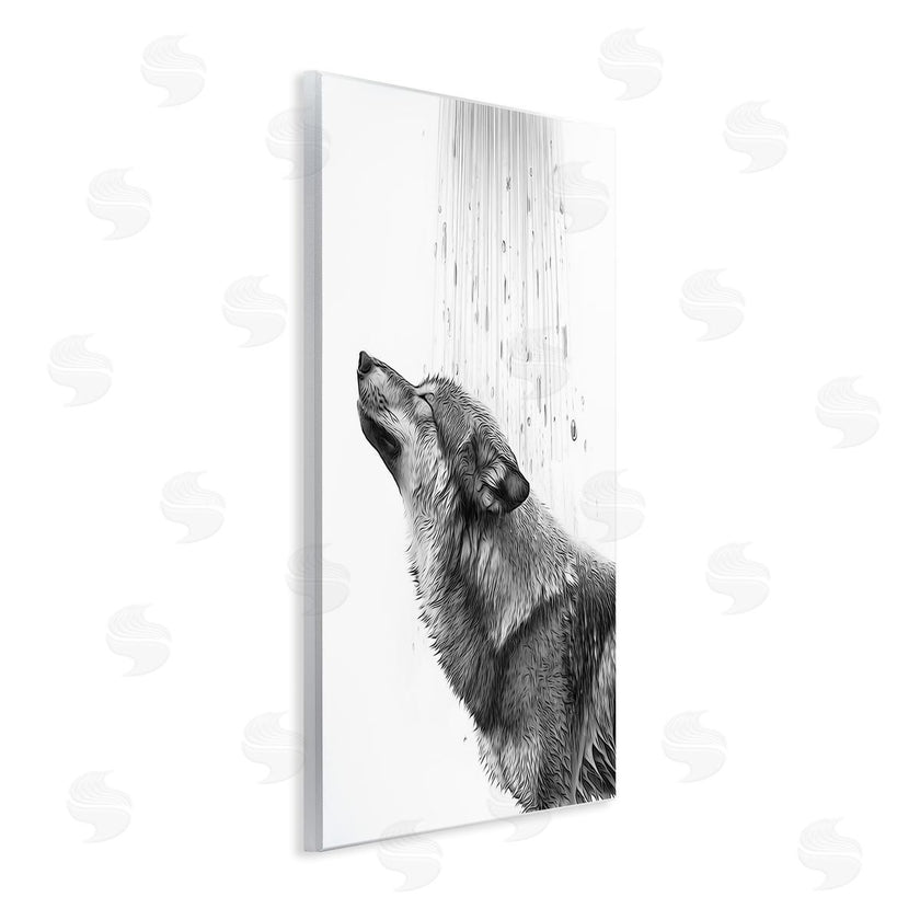 Annalisa Latella | Wolf in Bathroom Splash