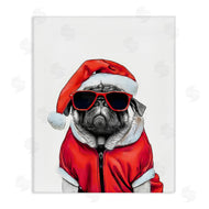 Annalisa Latella | Funny Pug Santa Hat