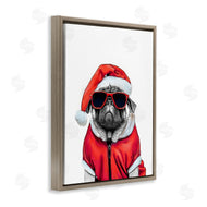 Annalisa Latella | Funny Pug Santa Hat