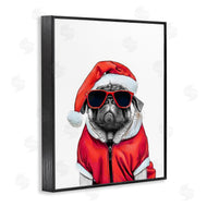 Annalisa Latella | Funny Pug Santa Hat