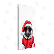 Annalisa Latella | Funny Pug Santa Hat