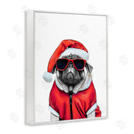 Annalisa Latella | Funny Pug Santa Hat