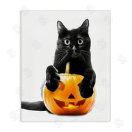 Annalisa Latella | Black Cat & Jack-o-Lantern