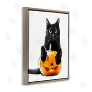 Annalisa Latella | Black Cat & Jack-o-Lantern