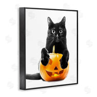 Annalisa Latella | Black Cat & Jack-o-Lantern