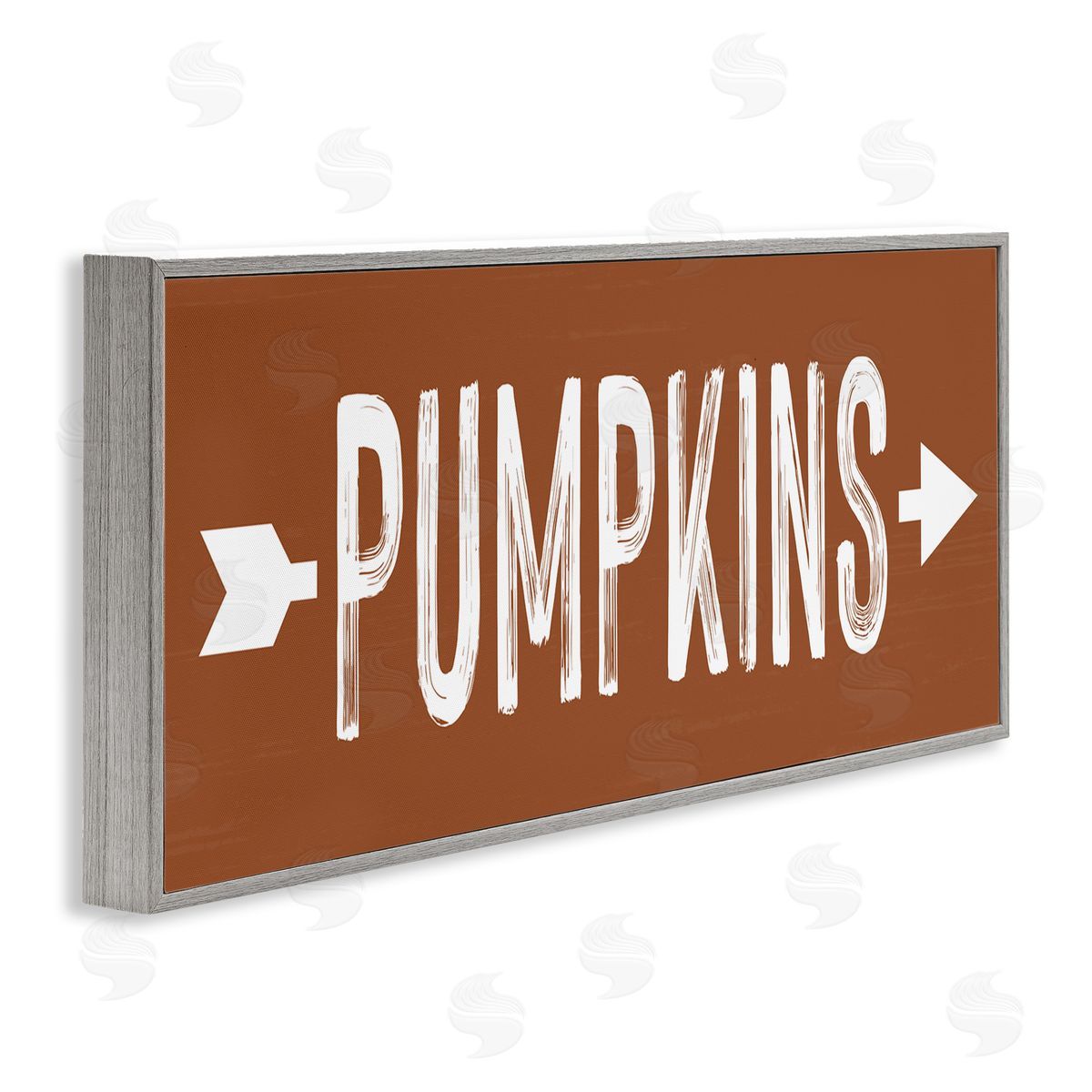 Lettered and Lined | Pumpkins Pointing Right