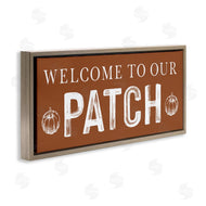 Lettered and Lined | Welcome Pumpkin Patch