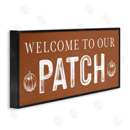 Lettered and Lined | Welcome Pumpkin Patch