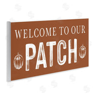 Lettered and Lined | Welcome Pumpkin Patch