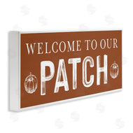 Lettered and Lined | Welcome Pumpkin Patch