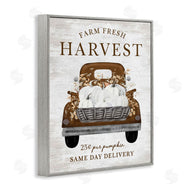 Lettered and Lined | Farm Pumpkin Harvest