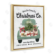 Lettered and Lined | Christmas Co Gift Truck