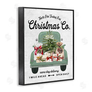 Lettered and Lined | Christmas Co Gift Truck