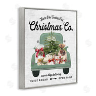 Lettered and Lined | Christmas Co Gift Truck