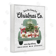 Lettered and Lined | Christmas Co Gift Truck