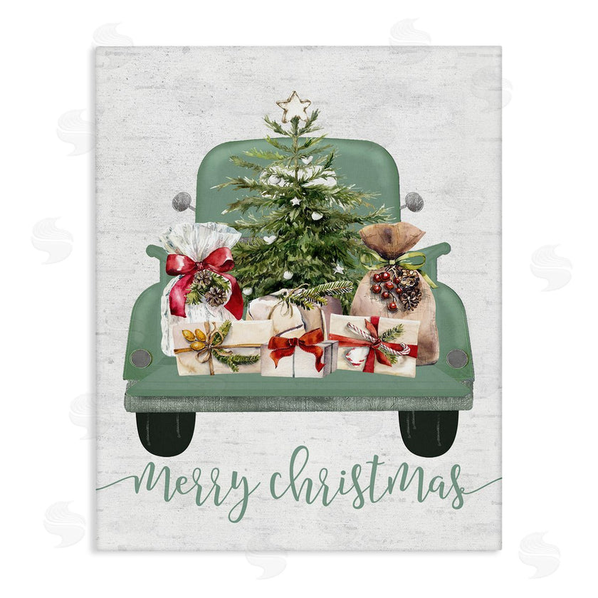 Lettered and Lined | Merry Christmas Truck