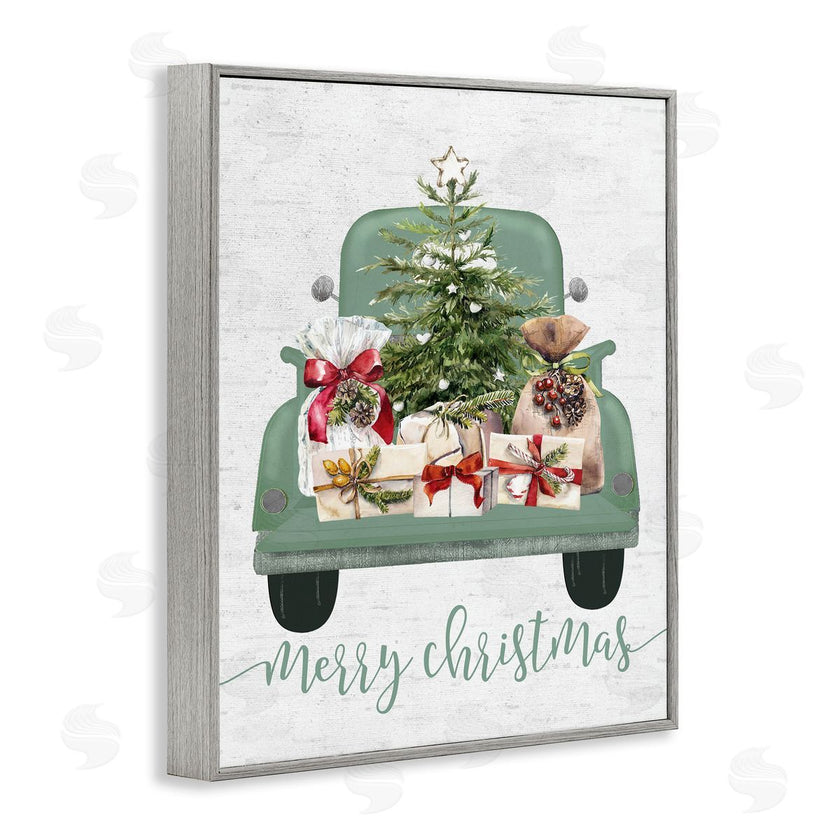 Lettered and Lined | Merry Christmas Truck