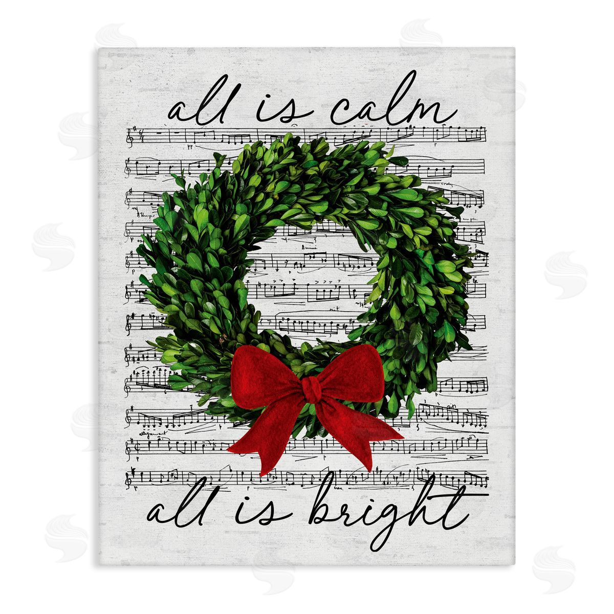 Lettered and Lined | All is Bright Holiday Music