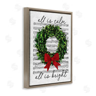 Lettered and Lined | All is Bright Holiday Music